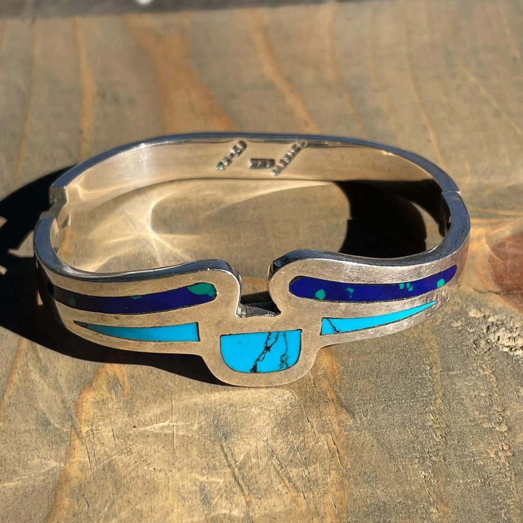 Silver & Turquoise Bangle